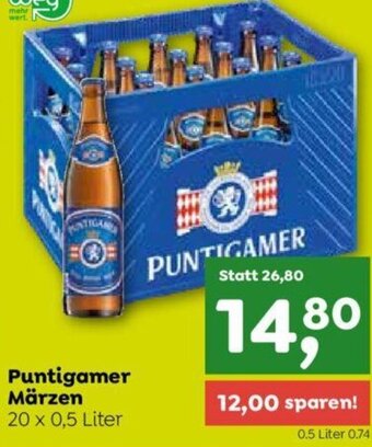ADEG Puntigamer Märzen 20 x 0,5 Liter Angebot