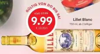 MPreis Lillet Blanc 750 ml, ab 2 billiger Angebot