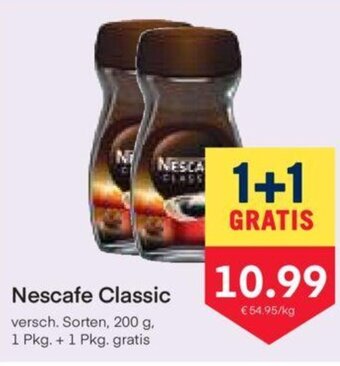 MPreis Nescafe Classic versch. Sorten, 200 g, Angebot