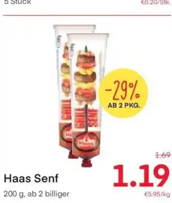 MPreis Haas Senf 200 g Angebot