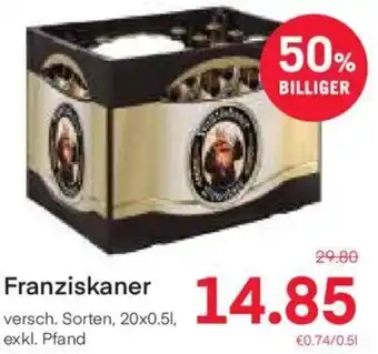 MPreis Franziskaner versch. Sorten, 20x0.51, exkl. Pfand Angebot