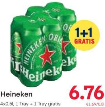 MPreis Heineken 4x0.51, 1 Tray + 1 Tray gratis Angebot