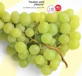 MPreis Trauben weiß „Viktoria" Angebot