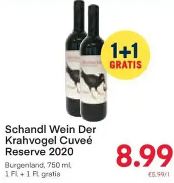 MPreis Schandl Wein Der Krahvogel Cuveé Reserve 2020 Burgenland, 750 ml, Angebot