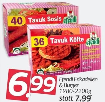 ETSAN Efendi Frikadellen & Burger 1980-2200g Angebot