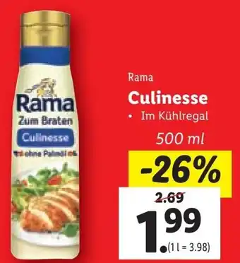 Lidl Rama Culinesse 500 ml Angebot
