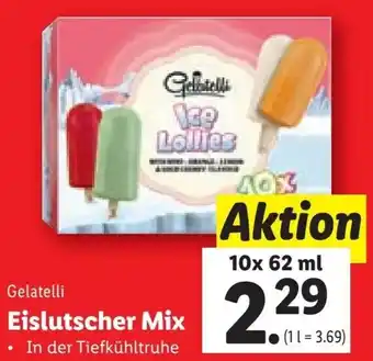 Lidl Gelatelli Eislutscher Mix 10x 62 ml Angebot