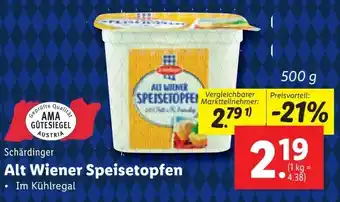 Lidl Schärdinger Alt Wiener Speisetopfen 500g Angebot