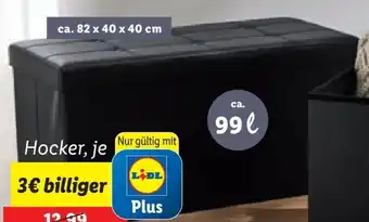 Lidl LIVARNO home Sitztruhe/-hocker ca. 82x40x40 cm 99l Angebot