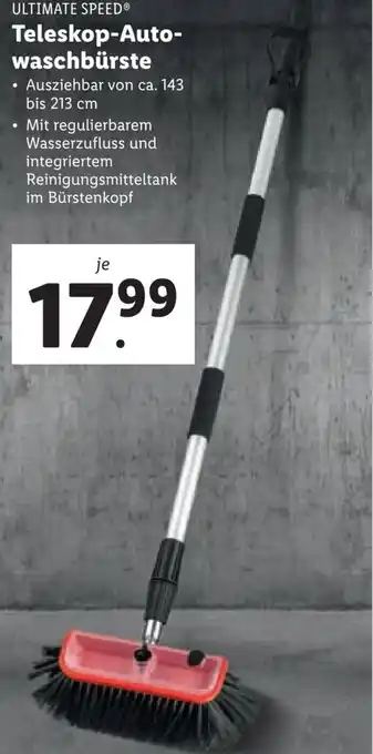 Lidl ULTIMATE SPEEDⓇ Teleskop-Auto-waschbürste Angebot