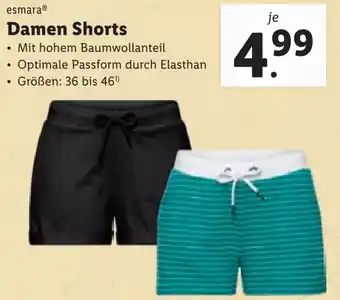 Lidl esmaraⓇ Damen Shorts Angebot