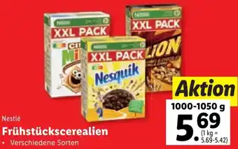 Lidl Nestlé Frühstückscerealien 1000-1050 g Angebot