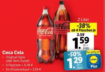 Lidl Coca Cola 2 Liter Angebot