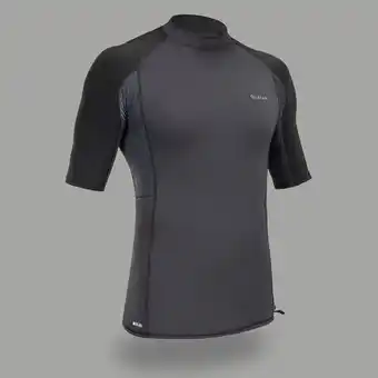 Decathlon Uv-shirt herren uv-schutz 50+ 500 schwarz/bunt Angebot