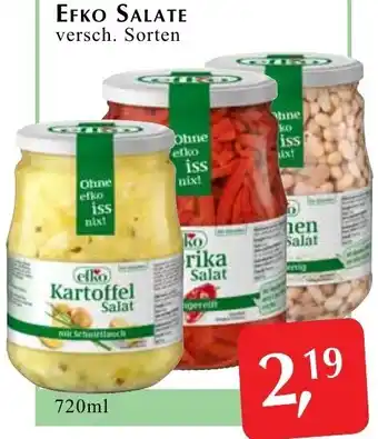Winkler Markt EFKO SALATE versch. Sorten 720ml Angebot