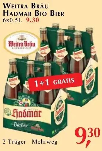 WEITRA BRÄU HADMAR BIO BIER 6x0,5L