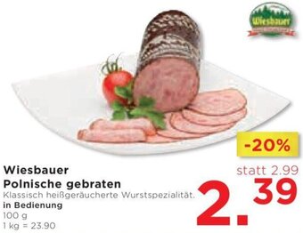 Unimarkt Wiesbauer Polnische gebraten 100 g Angebot