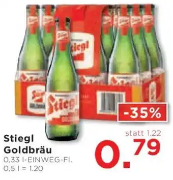 Unimarkt Stiegl Goldbräu 0,33 1-EINWEG-FI. Angebot