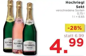 Unimarkt Hochriegl Sekt verschiedene Sorten 0,75 L Angebot
