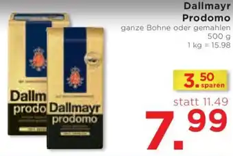 Unimarkt Dallmayr Prodomo ganze Bohne oder gemahlen 500 g Angebot