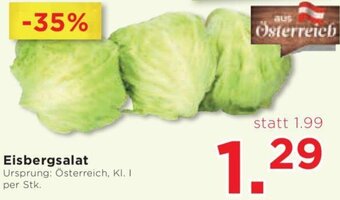 Unimarkt Eisbergsalat Ursprung: Österreich, Kl. I per Stk. Angebot