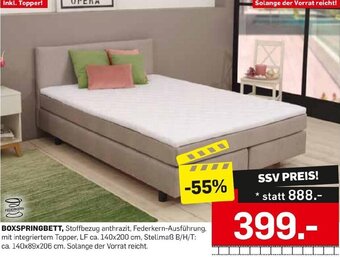 Möbel Ludwig BOXSPRINGBETT Angebot