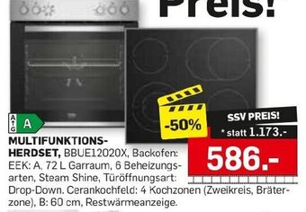 Möbel Ludwig MULTIFUNKTIONS- HERDSET, BBUE12020X, Angebot