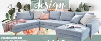 Polstermöbel Fischer Wohnlandschaft stoff Angebot