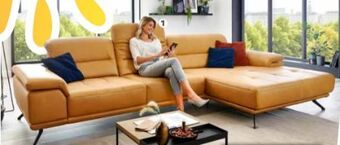 Polstermöbel Fischer Ecksofa leder Angebot