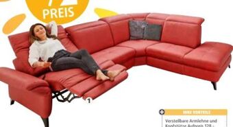 Polstermöbel Fischer Ecksofa stoff Angebot