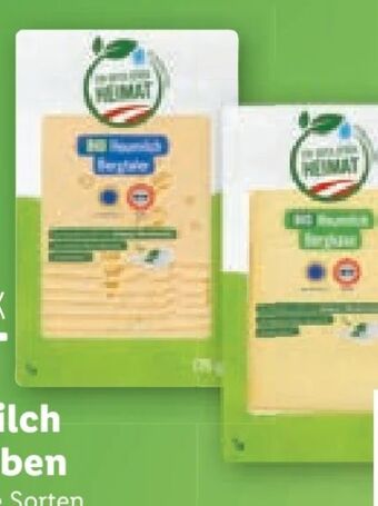 Lidl Bio-heumilch käsescheiben Angebot