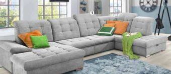 Polstermöbel Fischer Wohnlandschaft stoff Angebot