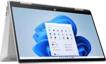 Media Markt Hp convertible pavilion x360 14-ek0903ng, intel i3-1215u, 8gb ram, 512gb ssd, 14 zoll touch full-hd, natursilber Angebot