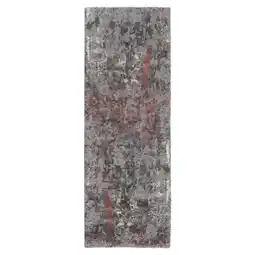 Möbelix Teppich läufer grau/hellrot timeline quantum 80x300 cm Angebot