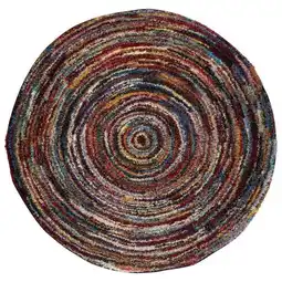 Möbelix Webteppich sixteen round multicolor rund ø 200 cm Angebot