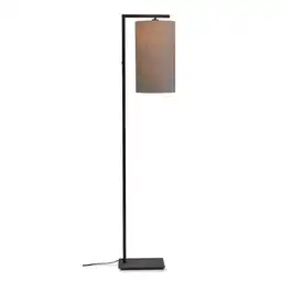 Möbelix Stehlampe boston schwarz/ dunkelbeige 1-flammig Angebot