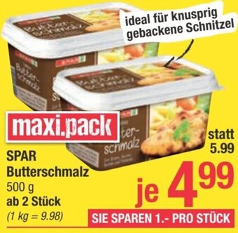 Maximarkt SPAR Butterschmalz 500 g Angebot