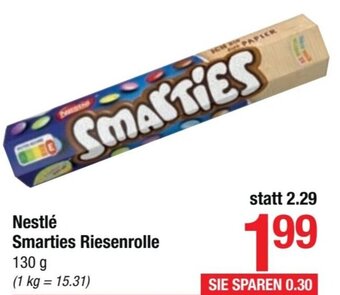 Maximarkt Nestlé Smarties Riesenrolle 130 g Angebot