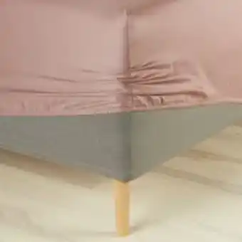 JYSK Satin-spannleintuch tine 90x200x35cm taupe Angebot