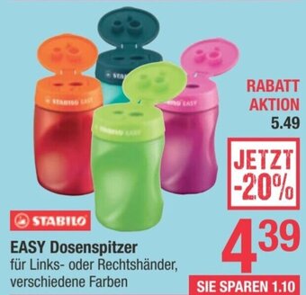 Maximarkt STABILO EASY Dosenspitzer für Links- oder Rechtshänder, verschiedene Farben Angebot