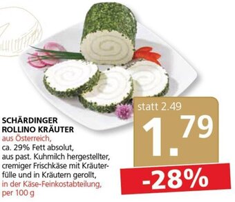 SPAR Gourmet SCHÄRDINGER ROLLINO KRÄUTER per 100 g Angebot