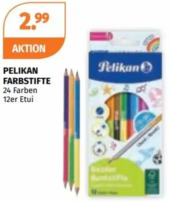Müller PELIKAN FARBSTIFTE 24 Farben 12er Etui Angebot