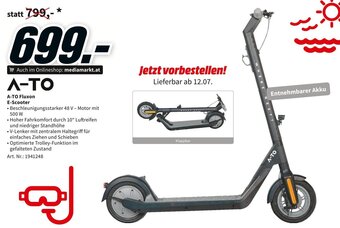 Media Markt A-TO Fluxon E-Scooter Angebot