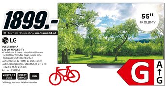 Media Markt LG OLED55B39LA 139 cm 4K OLED-TV Angebot