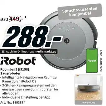 Media Markt Robot Roomba i5 (i5158) Saugroboter Angebot