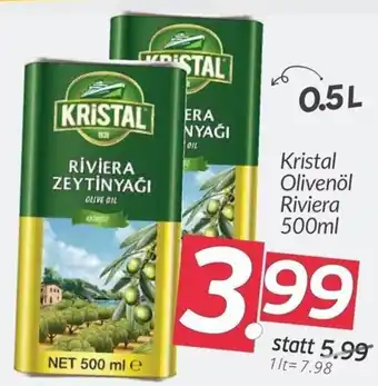 ETSAN Kristal Olivenöl Riviera 500ml Angebot