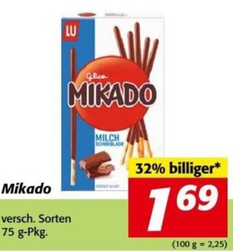Nah&Frisch Mikado versch. Sorten 75 g-Pkg. Angebot
