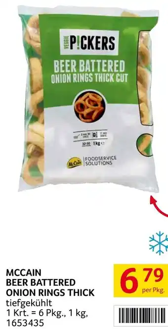 Transgourmet MCCAIN BEER BATTERED ONION RINGS THICK tiefgekühlt per Pkg. Angebot
