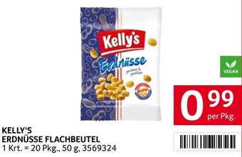 Transgourmet KELLY'S ERDNÜSSE FLACHBEUTEL per Pkg. Angebot