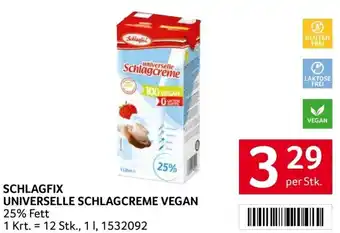 Transgourmet SCHLAGFIX UNIVERSELLE SCHLAGCREME VEGAN per Stk. Angebot